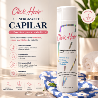 Click Hair Energizante Capilar – Proteína para el Cabello 300 ML