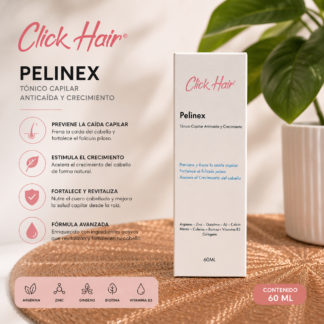 Pelinex Tónico Capilar Anticaída y Crecimiento Click Hair – 60 ml