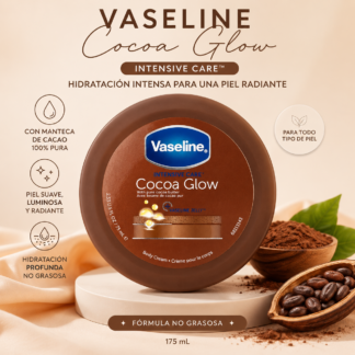 Vaselina Corporal Vaseline Intensive Care Cocoa Glow 175 ml