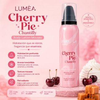 Cherry Pie Chantilly – Body Lotion Mousse Vive Beauty x Juanito